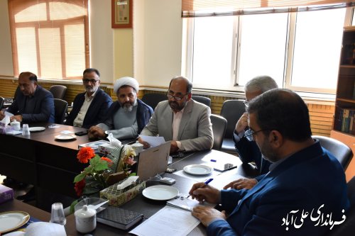 جلسه هیات اجرایی دوازدهمین دوره انتخابات مجلس شورای اسلامی علی آباد کتول برگزار شد