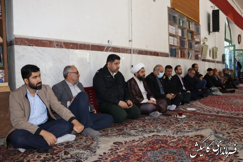 مراسم بزرگداشت شهدای مظلوم غزه و اعلام انزجار از جنایات رژیم صهیونیستی در گالیکش برگزار شد