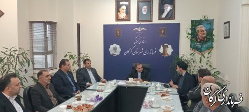 فرماندار شهرستان گرگان با رئیس دانشگاه منابع طبیعی و علوم کشاورزی گرگان دیدار کرد
