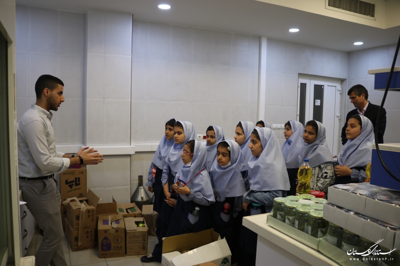 بازدید دانش آموزان  از اداره کل استاندارد گلستان