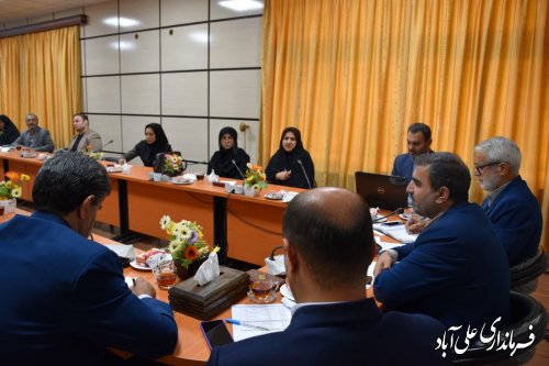 جلسه کمیسیون دانشجویی علی آبادکتول برگزار شد