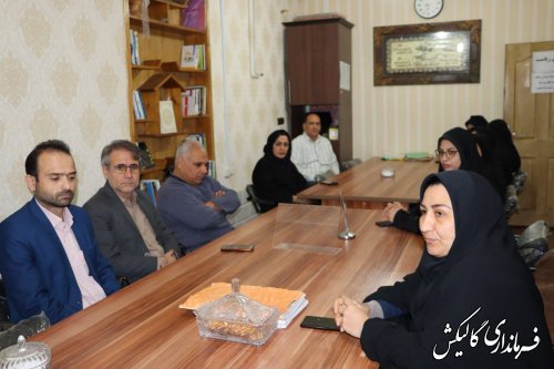 بازدید سرزده فرماندار گالیکش از ادارات تبلیغات اسلامی و بهزیستی شهرستان