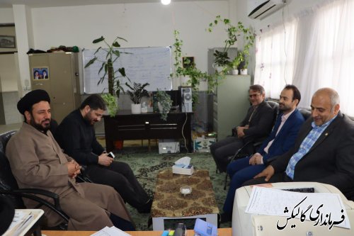 بازدید سرزده فرماندار گالیکش از ادارات تبلیغات اسلامی و بهزیستی شهرستان