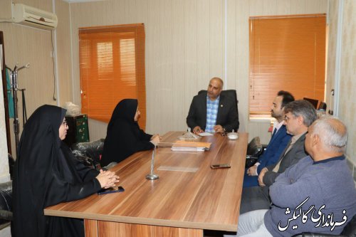 بازدید سرزده فرماندار گالیکش از ادارات تبلیغات اسلامی و بهزیستی شهرستان