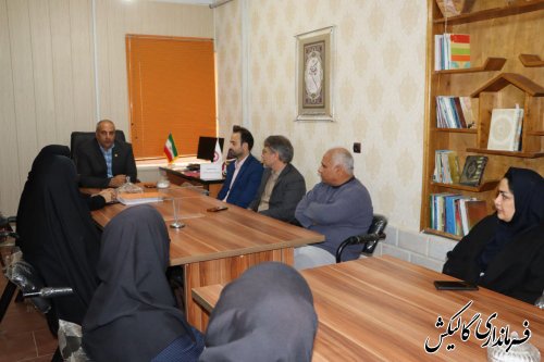 بازدید سرزده فرماندار گالیکش از ادارات تبلیغات اسلامی و بهزیستی شهرستان