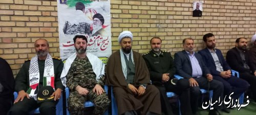 نمایش اقتدار با حضور بسیجیان شهرستان رامیان رقم خورد