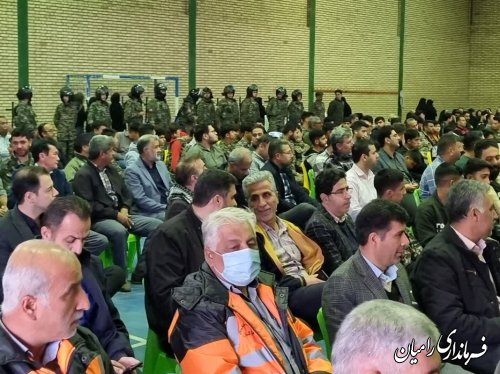 نمایش اقتدار با حضور بسیجیان شهرستان رامیان رقم خورد