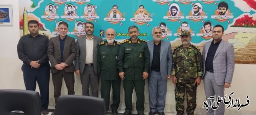 دیدارفرماندار علی آبادکتول با جانباز هشت سال دفاع مقدس 