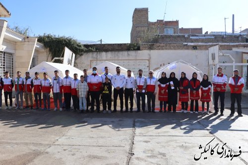 بیست‌وپنجمین مانور سراسری زلزله و ایمنی در مدرسه شهید کریمی گالیکش برگزار شد