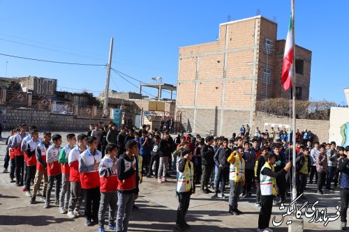 بیست‌وپنجمین مانور سراسری زلزله و ایمنی در مدرسه شهید کریمی گالیکش برگزار شد