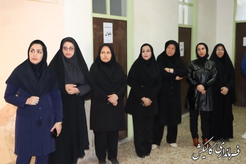 بازدید فرماندار شهرستان از آموزشگاه استثنایی شهید نقدی‌پور گالیکش