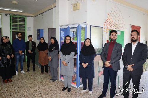بازدید فرماندار شهرستان از آموزشگاه استثنایی شهید نقدی‌پور گالیکش
