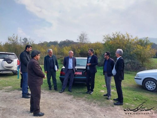 بازدید مدیرکل پدافند غیرعامل از محل احداث پروژه سد شصت کلاته گرگان