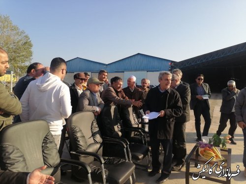 بازدید معاون زراعت وزیر جهاد کشاورزی و هیات همراه از شرکت مینوبذر شهرستان گالیکش