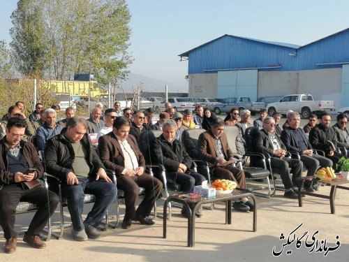بازدید معاون زراعت وزیر جهاد کشاورزی و هیات همراه از شرکت مینوبذر شهرستان گالیکش