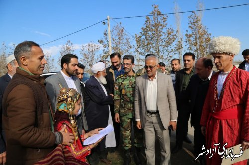 گزارش تصویری/حضور رئیس سازمان منابع طبیعی در شهرستان آزادشهر