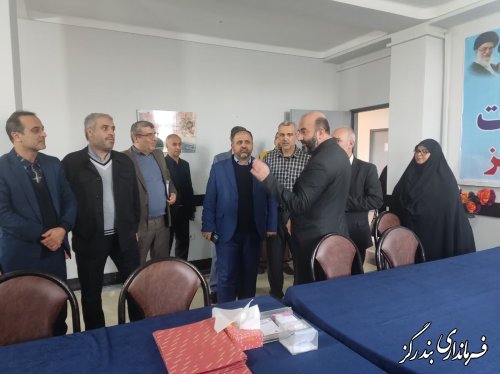 گزارش تصویری || بازدید رییس ستاد انتخابات استان از دبیرخانه ستاد انتخابات بندرگز