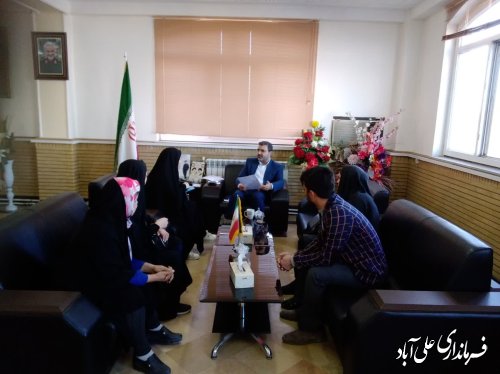 ملاقات مردمی فرماندارعلی آبادکتول ماه برگزار شد