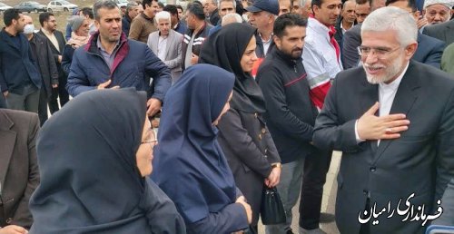 استاندار گلستان با استقبال گرم فرماندار شهرستان و مسئولان وارد شهر تاتار علیاء شد