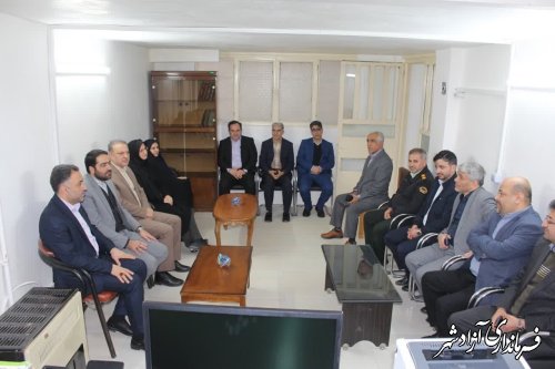 اداره تعزیرات حكومتی شهرستان آزادشهر آغاز بكار كرد