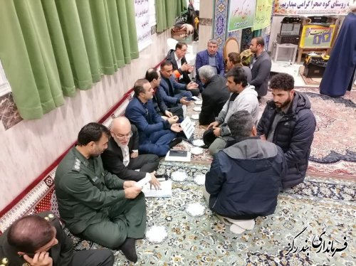 برگزاری میز خدمت در روستای کوه صحرا شهرستان بندرگز