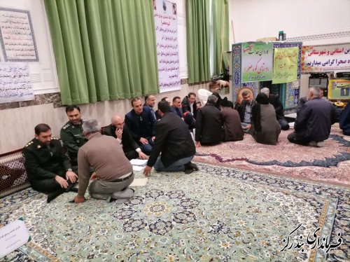 برگزاری میز خدمت در روستای کوه صحرا شهرستان بندرگز