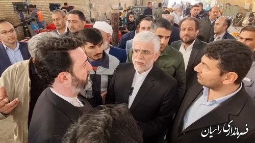 بازدید استاندار گلستان از کارگاه تولیدی ادوات کشاورزی