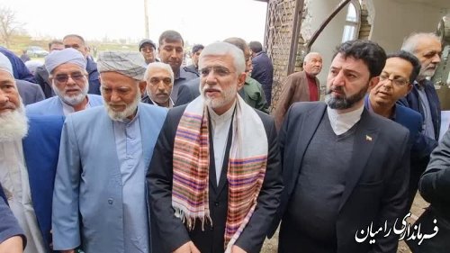 بازدید میدانی استاندار گلستان از مصلی نماز جمعه اهل سنت در شهرتاتارعلیاء