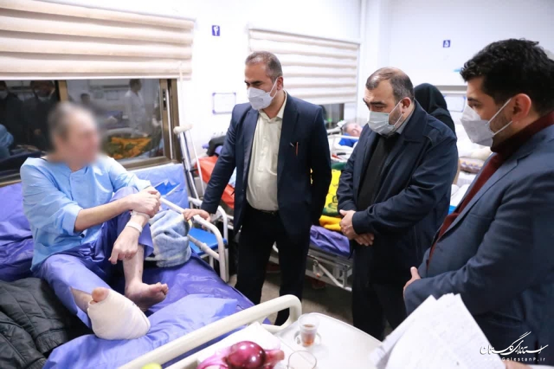 بازدید شبانه رییس دانشگاه علوم پزشکی از مرکز آموزشی درمانی ۵آذر گرگان