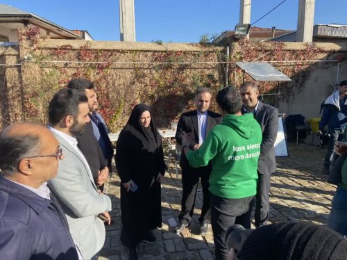بازدید میدانی فرماندار گرگان از روستای دودانگه