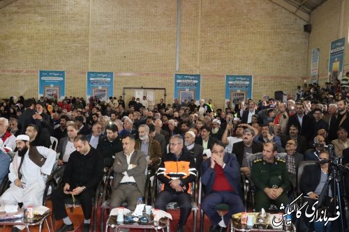 تاکنون بیش از ۵۴ میلیارد تومان طرح اقتصادی و پروژه عمرانی در ینقاق گالیکش افتتاح شده است