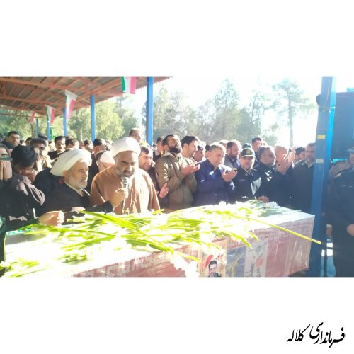 تشییع پیکر پاک شهید حسینعلی جاودان فر در شهر کلاله