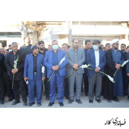 تشییع پیکر پاک شهید حسینعلی جاودان فر در شهر کلاله