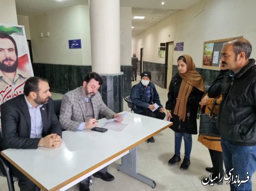 دیدار مردمی فرماندار شهرستان رامیان برگزار شد