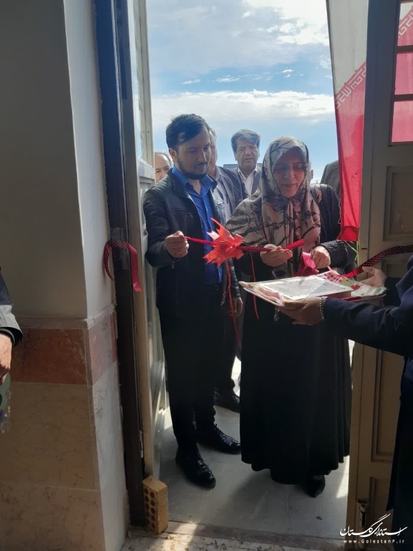 افتتاح مدرسه  2 کلاسه در روستای حسین آباد سازمان چنگیزی شهرستان گنبدکاووس