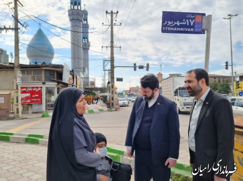 پیگیری مطالبات و رفع مشکلات مردم توسط فرماندار شهرستان