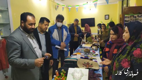 افتتاح نمایشگاه دستاورد سالمندان در کلاله