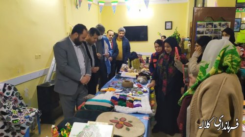 افتتاح نمایشگاه دستاورد سالمندان در کلاله