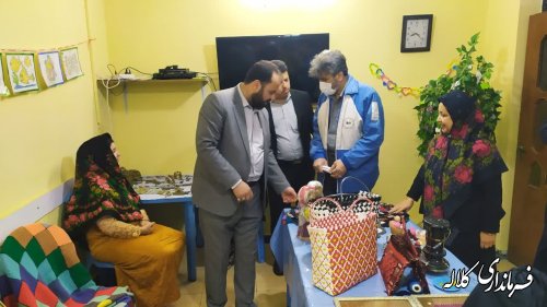 افتتاح نمایشگاه دستاورد سالمندان در کلاله