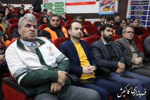 آئین متمرکز افتتاح و آغاز عملیات اجرایی ۱۱۲ پروژه عمرانی و اقتصادی شهرستان گالیکش