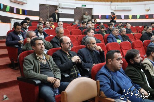 آئین متمرکز افتتاح و آغاز عملیات اجرایی ۱۱۲ پروژه عمرانی و اقتصادی شهرستان گالیکش