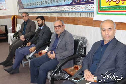  نشستی صمیمی معاون سیاسی استاندار با ائمه جمعه شیعه و سنی شهرستان گالیکش 