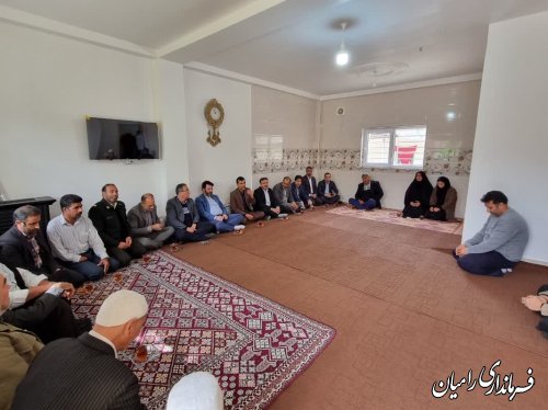 افتتاح متمرکز مسکن محرومین در شهرستان رامیان