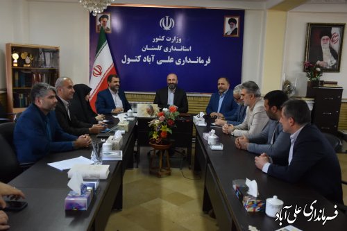 نشست مشترک ستاد حوزه انتخابیه علی آبادکتول با ستاد انتخابات استان گلستان