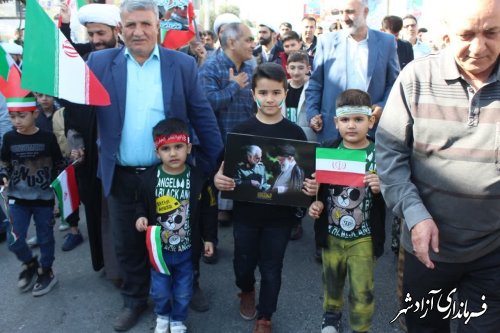 گزارش تصویری || مراسم راهپیمایی 22بهمن ماه شهرستان آزادشهر