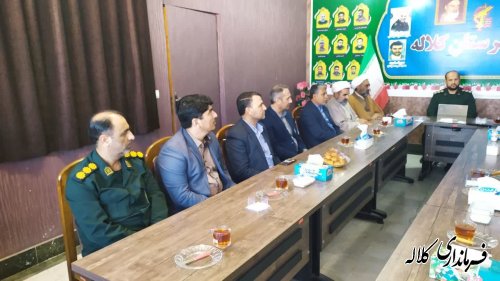 دیدار فرماندار با فرمانده سپاه شهرستان بمناسبت روز پاسدار