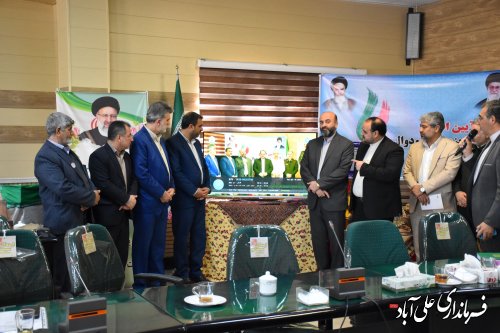افتتاح شبکه انتخابات کبودوال شهرستان علی آبادکتول با حضور رییس ستاد انتخابات استان