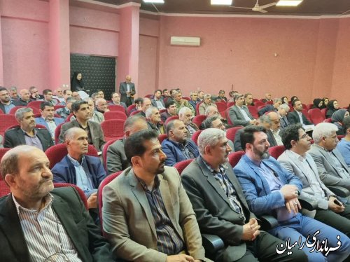 جلسه آموزشی نمایندگان فرماندار شهرستان رامیان برگزار شد
