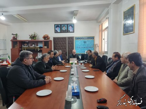 آیین تکریم و معارفه رئیس اداره حفاظت محیط زیست شهرستان بندرگز