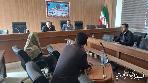 برگزاری ملاقات عمومی فرماندار شهرستان مراوه تپه 